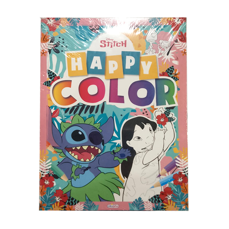 Libros Happy Color Stitch Disney
