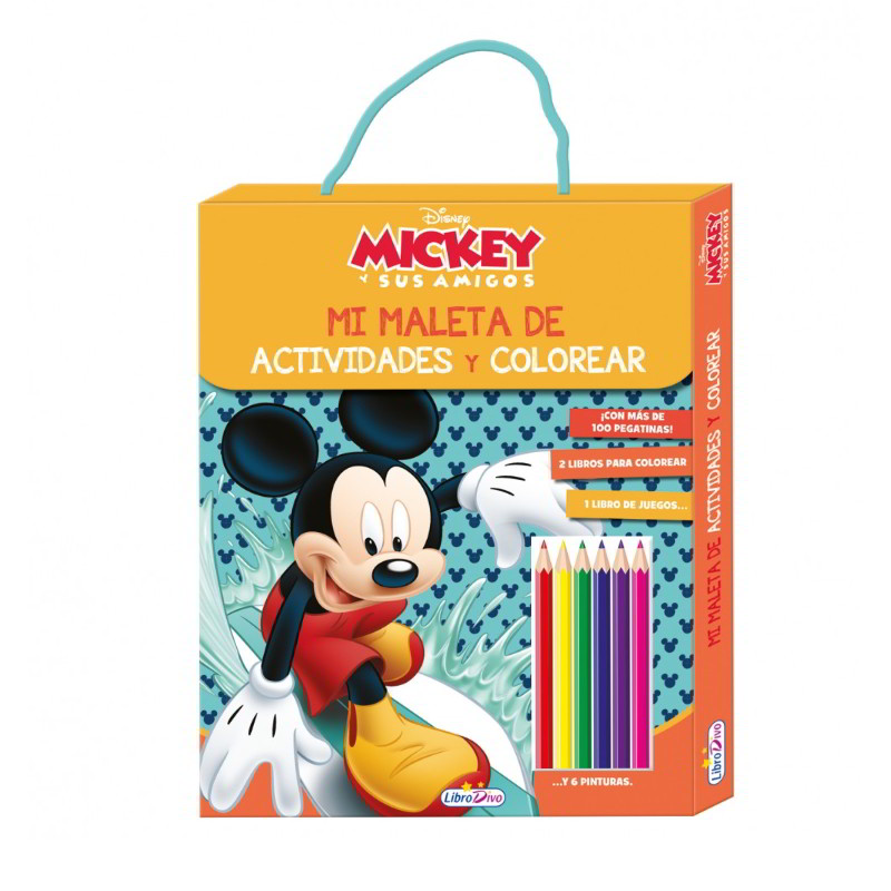 Mi Maleta de Actividades y Colorear Mickey