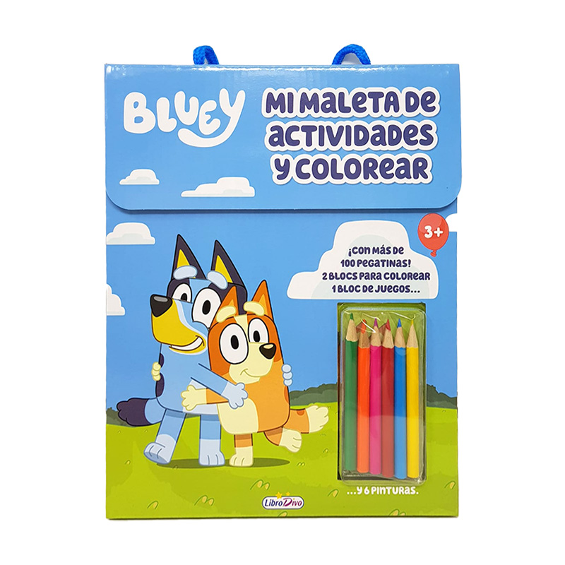 Mi Maleta de Actividades y Colorear Bluey