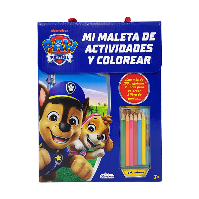 Mi Maleta de Actividades y Colorear Paw Patrol