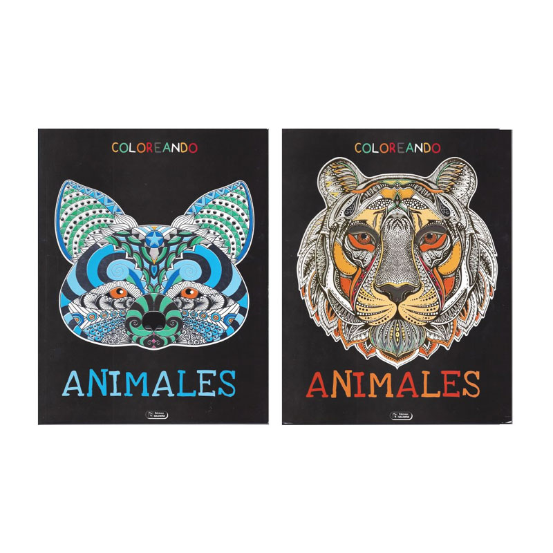 Libros Coloreando Animales 21x28cm 批发
