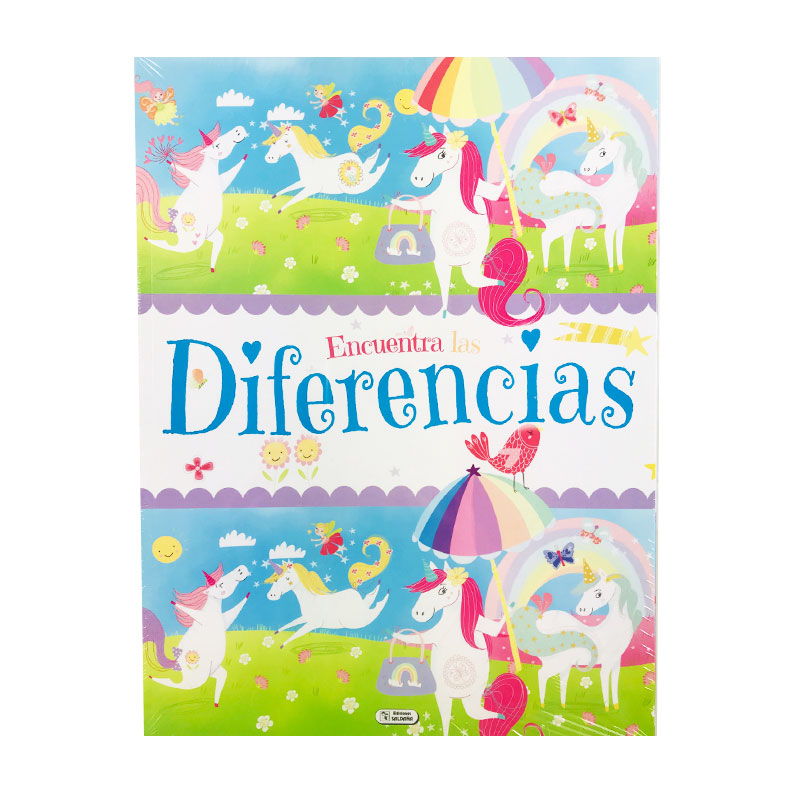Distribuidor mayorista de Libro Encuentra diferencias Unicornios 21x28cm