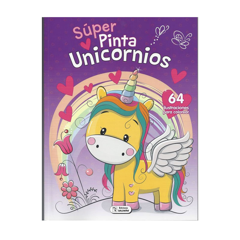 Libro Super Pinta Unicornios 21x28cm 批发