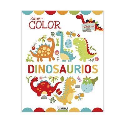 Libros Super Color Dinosaurios
