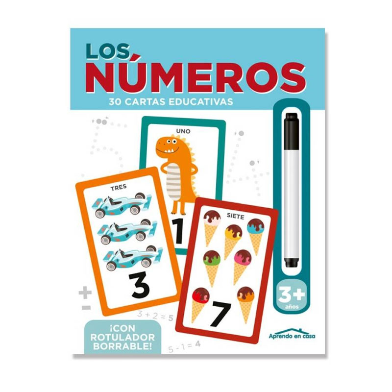Aprendo en casa Los Números c/30 cartas