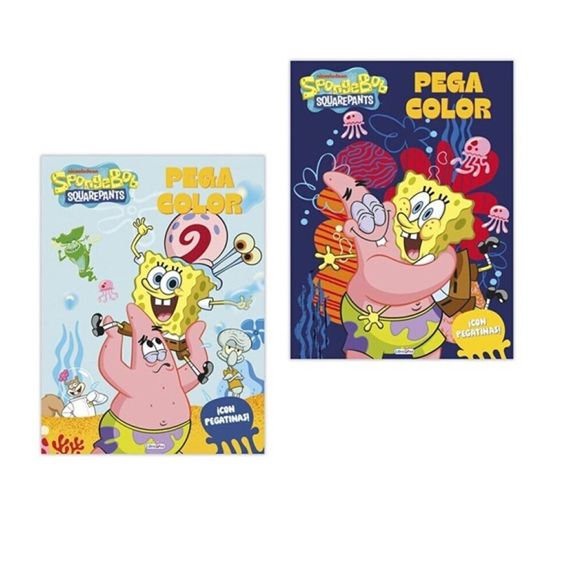 Libros Pegacolor Bob Esponja