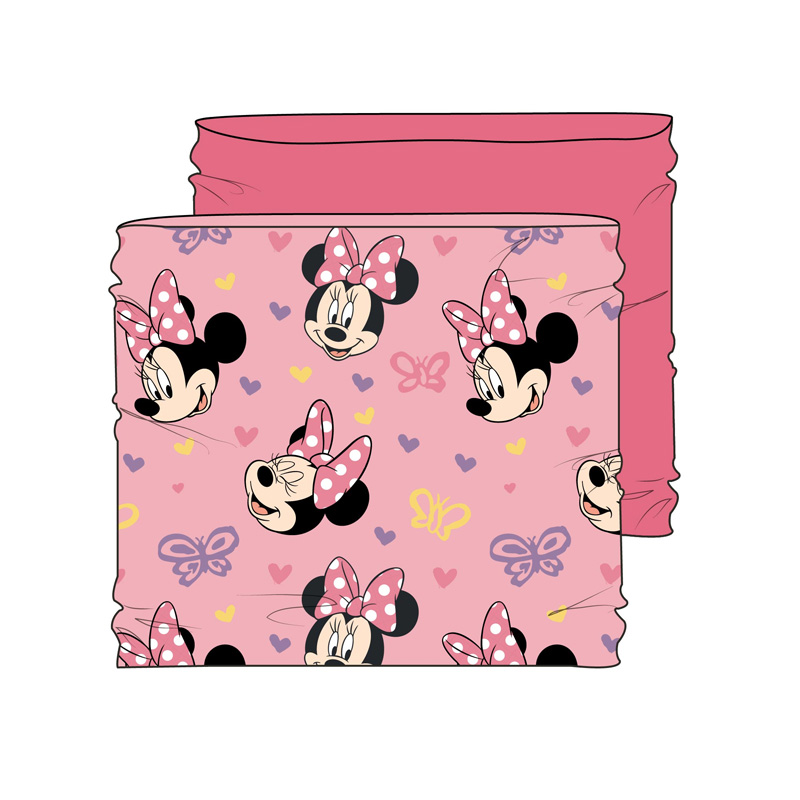 Braga cuello coralina Minnie Mouse - rosa