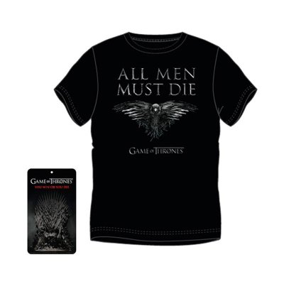 Distribuidor mayorista de Camiseta adulto Juego de Tronos All Men Must Die