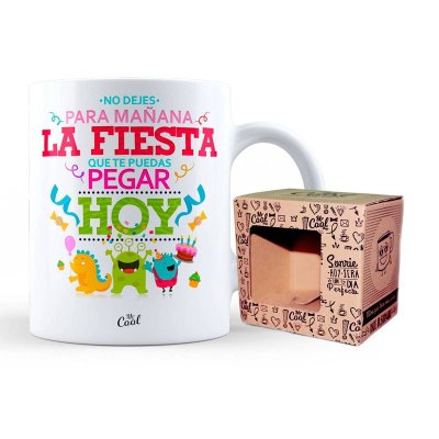 Wholesaler of Taza cerámica frases - No dejes para mañana la fiesta