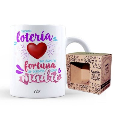Wholesaler of Taza cerámica frases - Ninguna lotería me dará la fortuna