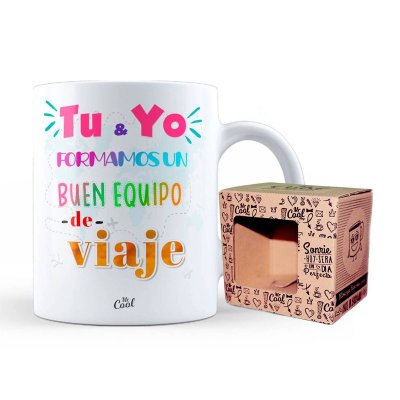 Wholesaler of Taza cerámica frases - Tu & yo formamos un buen equipo