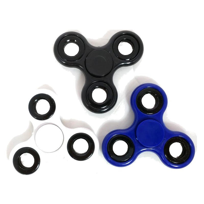 Distribuidor mayorista de Peonza de dedo Spinner antiestrés de contrapeso-3 colores surtidos