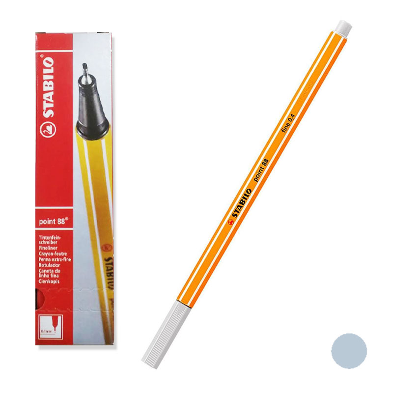 Distribuidor mayorista de Rotulador punta fina Stabilo Point 88/94 gris 0.4mm