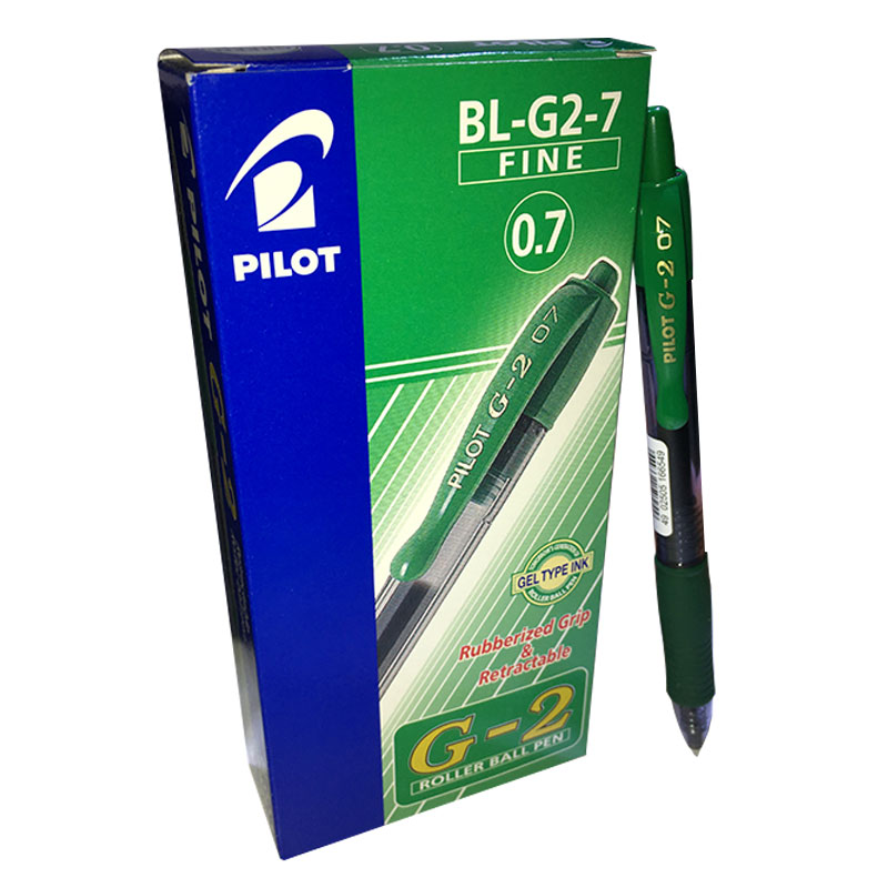 Distribuidor mayorista de Bolígrafo Pilot G2 verde 0.7mm